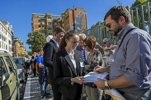 Volontari alla Giornata FAI d'Autunno di Roma
