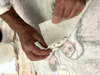 La riconfigurazione dei frammenti degli affreschi 