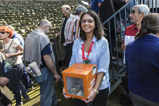 Volontaria alla Giornata FAI d'Autunno di Roma