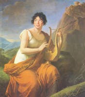 Élisabeth Vigée le Brun, Ritratto di Madame de Stael come Corinna, 1808 