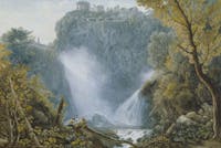 Abraham Louis Rodolphe Ducros, Le cascate di Tivoli, 1799 