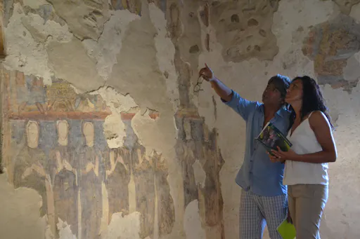 Visitatori al Monastero di Torba, Castiglione Olona (VA)