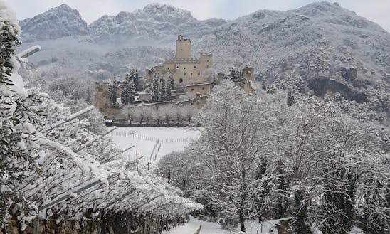 Castello di Avio con neve