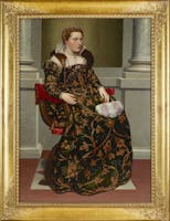 Giovanni Battista Moroni, Isotta Brembati, 1555-1557 circa Giovanni Battista Moroni, Isotta Brembati, 1555-1557 circa