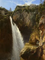 Johann Martin von Rohden, Le cascate a Tivoli, Inizi XIX secolo 