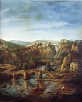 Gaspar van Wittel, Veduta panoramica di Tivoli, 1691 