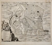 Athanasius Kircher, Civitatis Tyburis Delineatio, 1671 