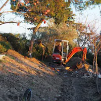 Intervento al Colle dell'Infinito, a Recanati. Intervento al Colle dell'Infinito, a Recanati.