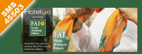 Parti con Hotelyo: la tua vacanza sostiene il FAI!