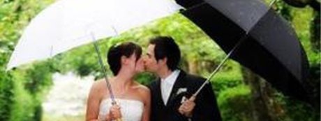 Matrimonio, sposa bagnata sposa fortunata