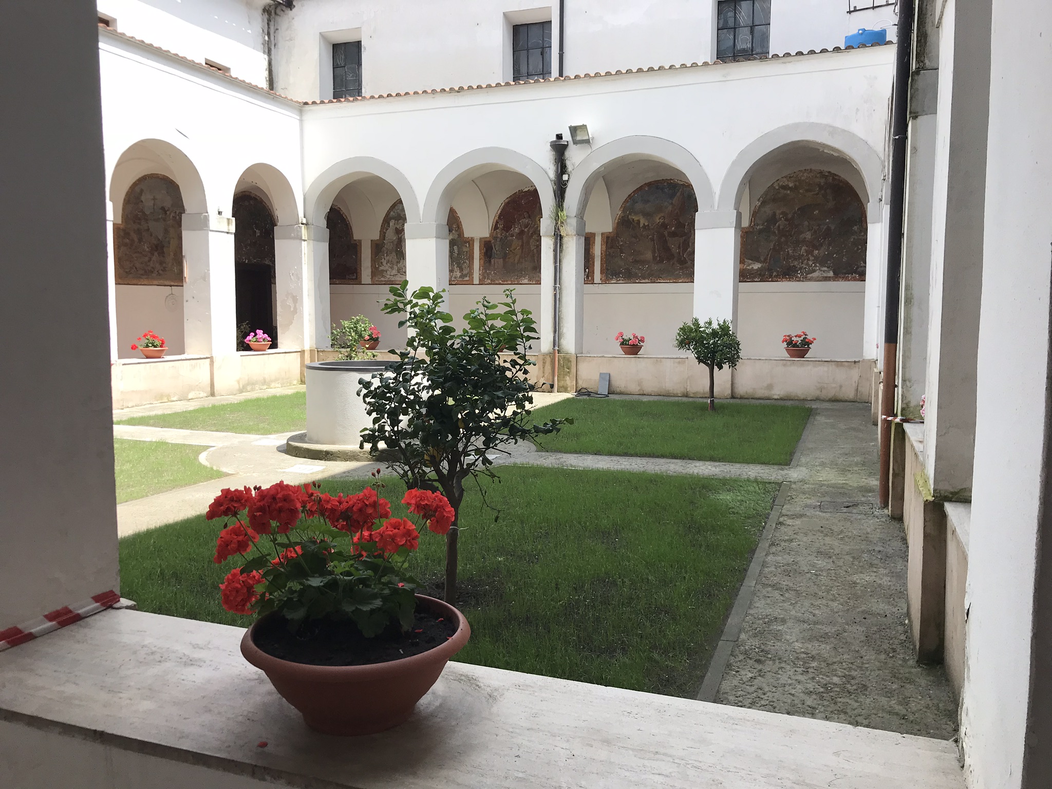 Conclusi i restauri al piccolo chiostro del convento di San Gennaro Vesuviano