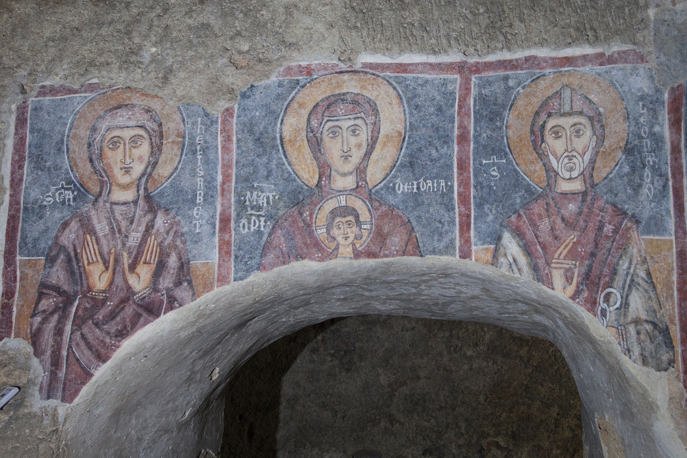 La "Teoria dei Santi", un affresco salvato