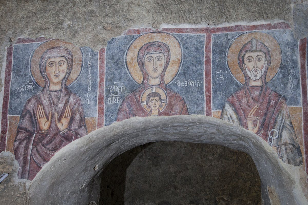 La "Teoria dei Santi", un affresco salvato La "Teoria dei Santi", un affresco salvato