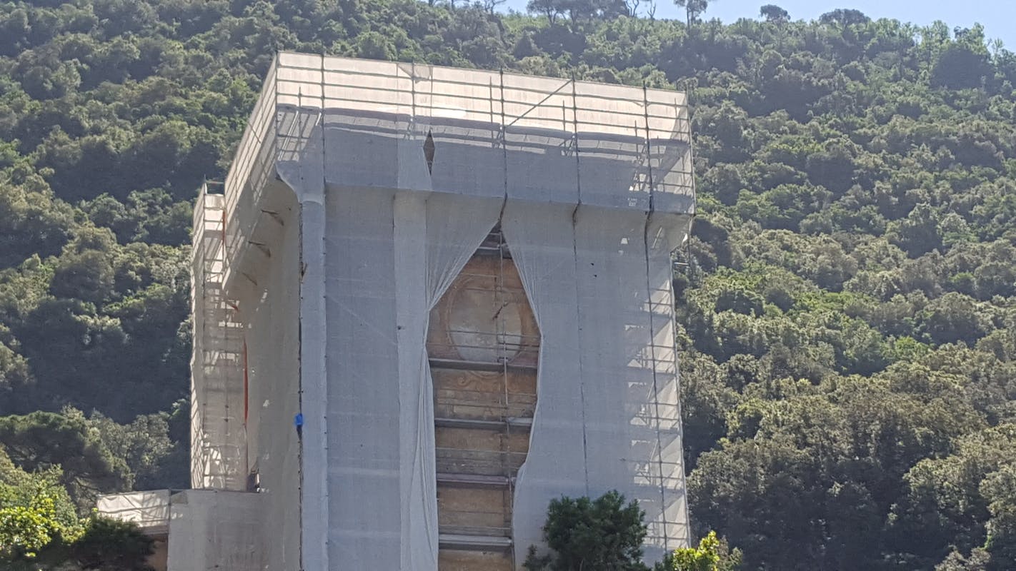 A San Fruttuoso proseguono i restauri della Torre Doria A San Fruttuoso proseguono i restauri della Torre Doria