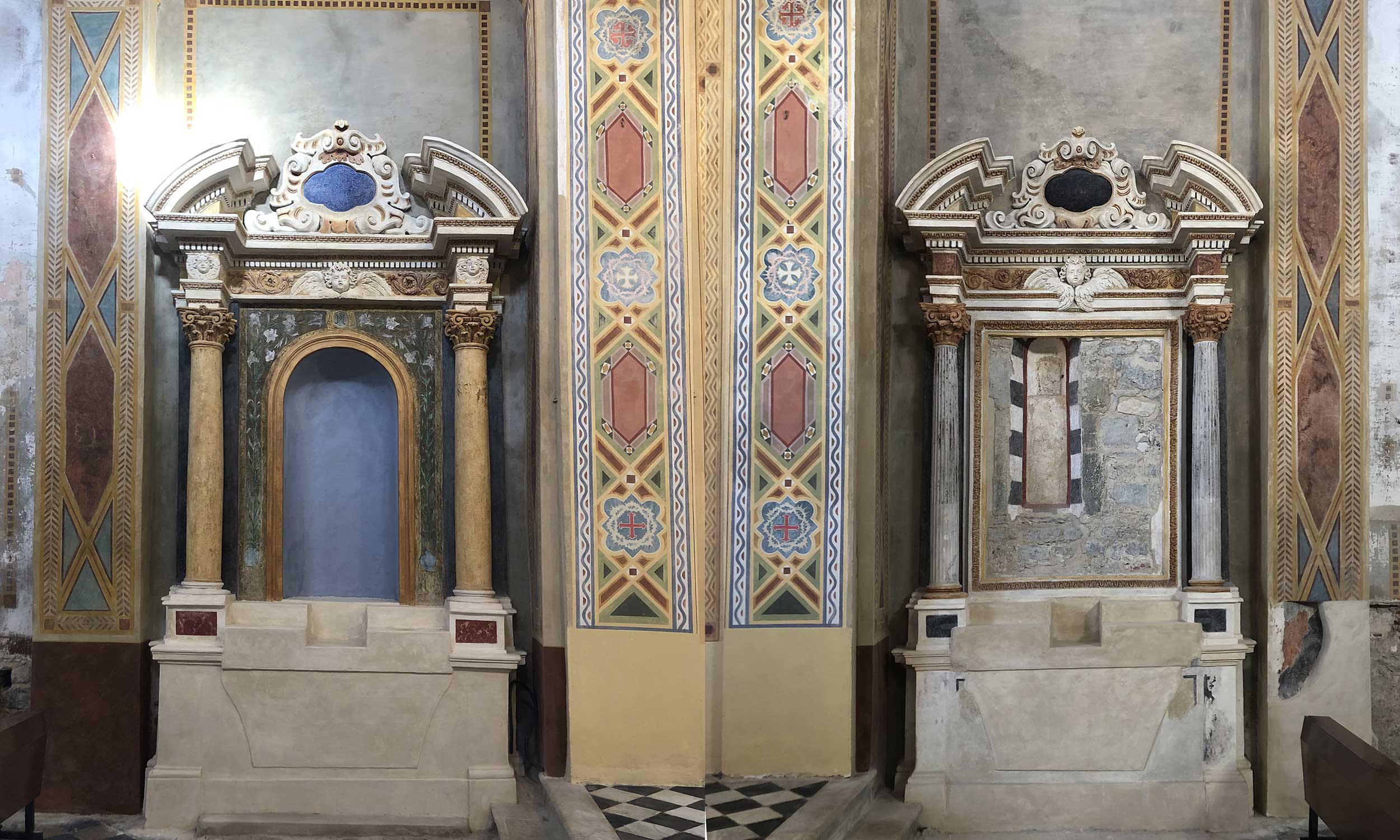 A San Michele Arcangelo: concluso il restauro dei due altari laterali