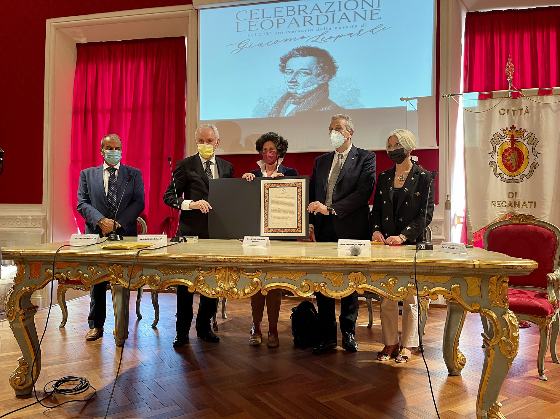 Recanati: il prestigioso Premio Leopardi 2021 al FAI