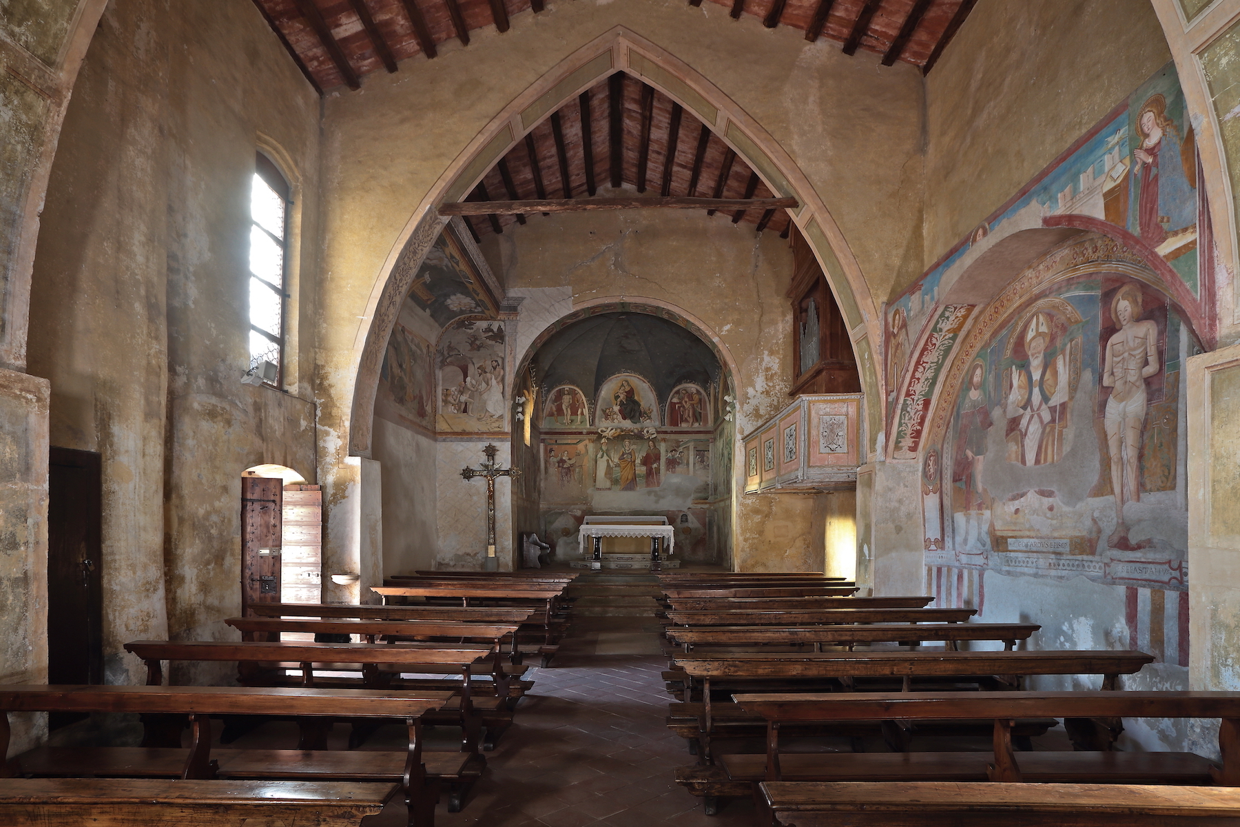 Il restauro degli affreschi dell’abside della chiesa di S.Eufemia