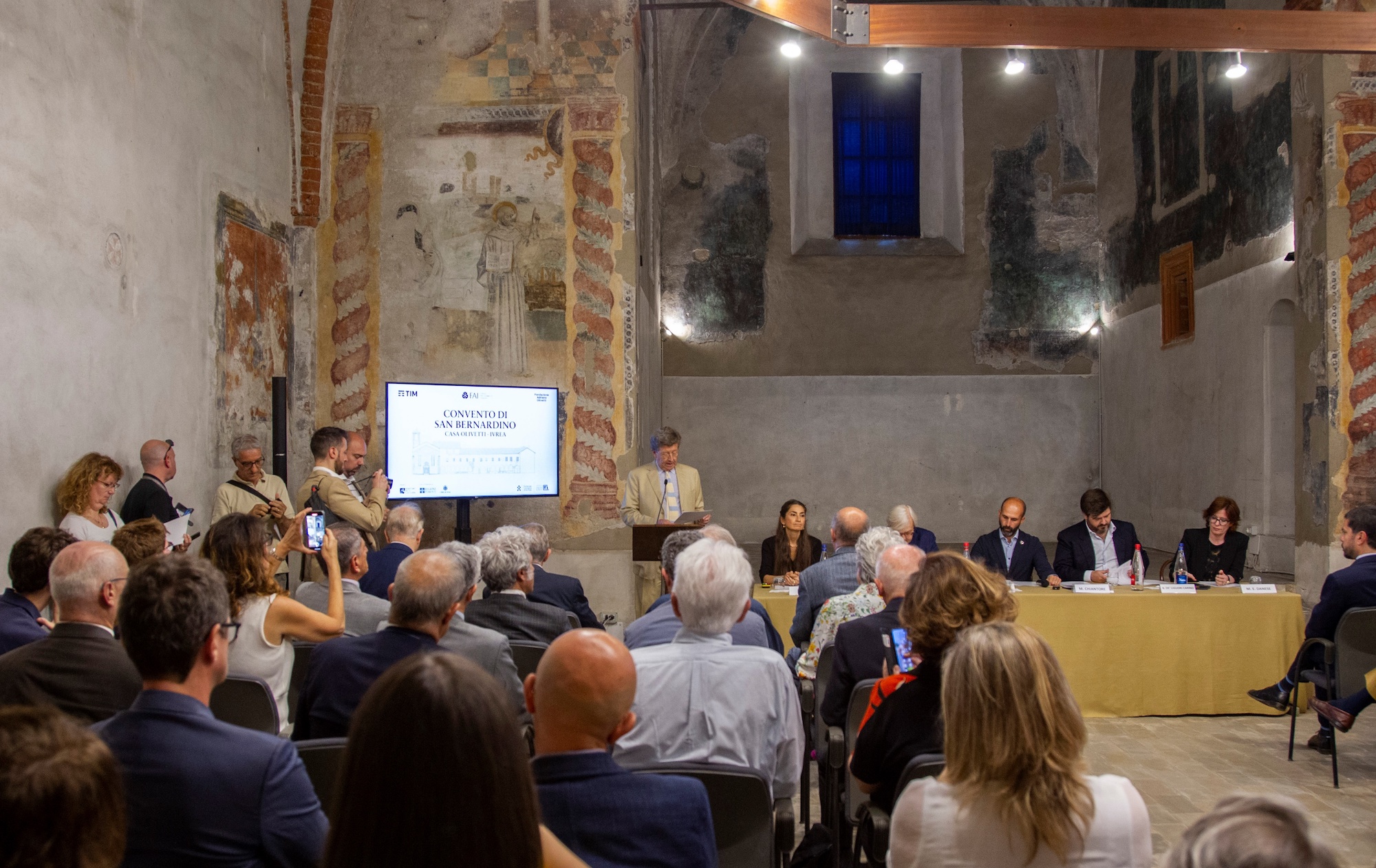 Marco Magnifico annuncia la donazione del nuovo Bene del FAI, Convento di San Bernardino – Casa Olivetti