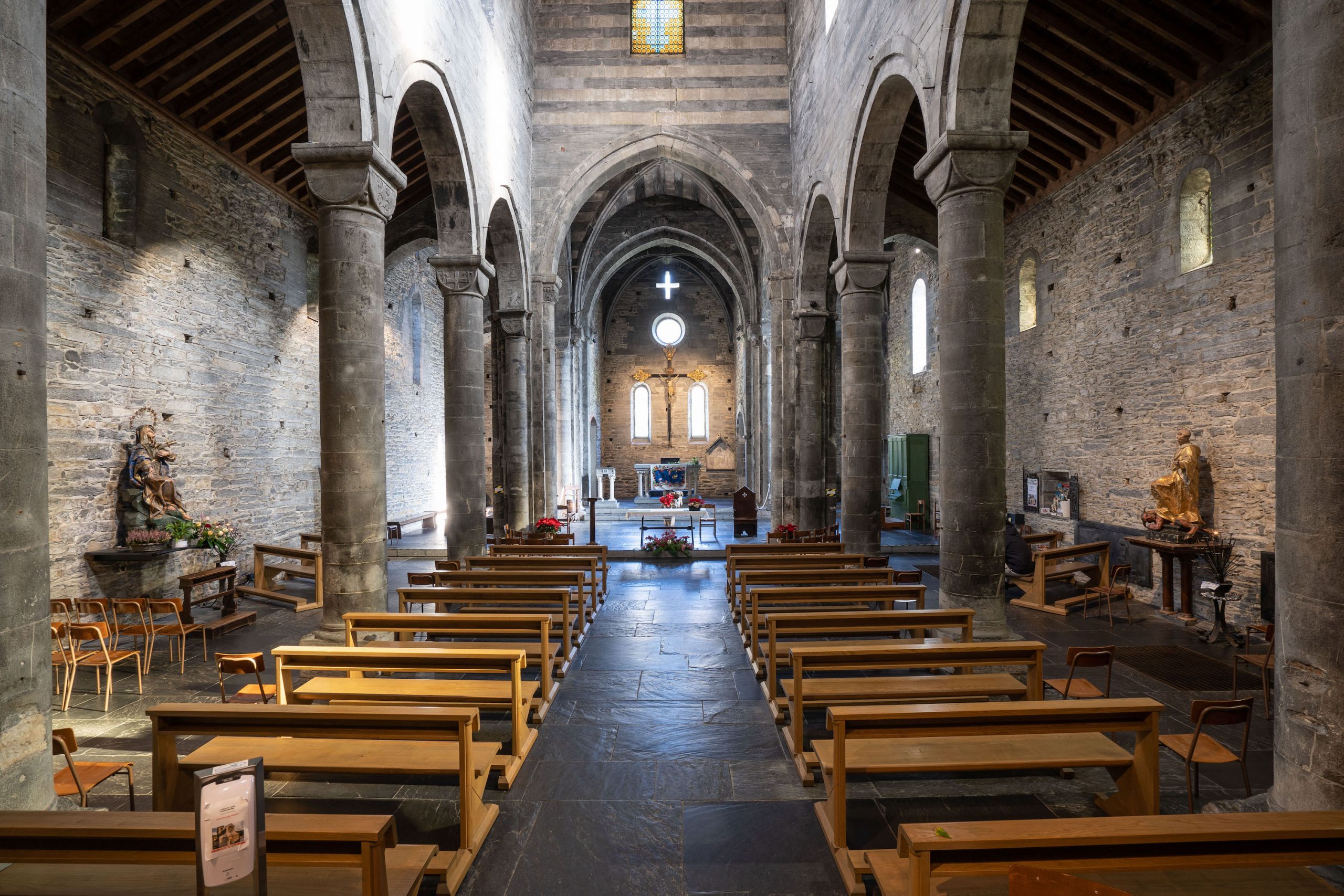 Basilica dei Fieschi: al via il restauro delle due statue lignee policrome del ’700