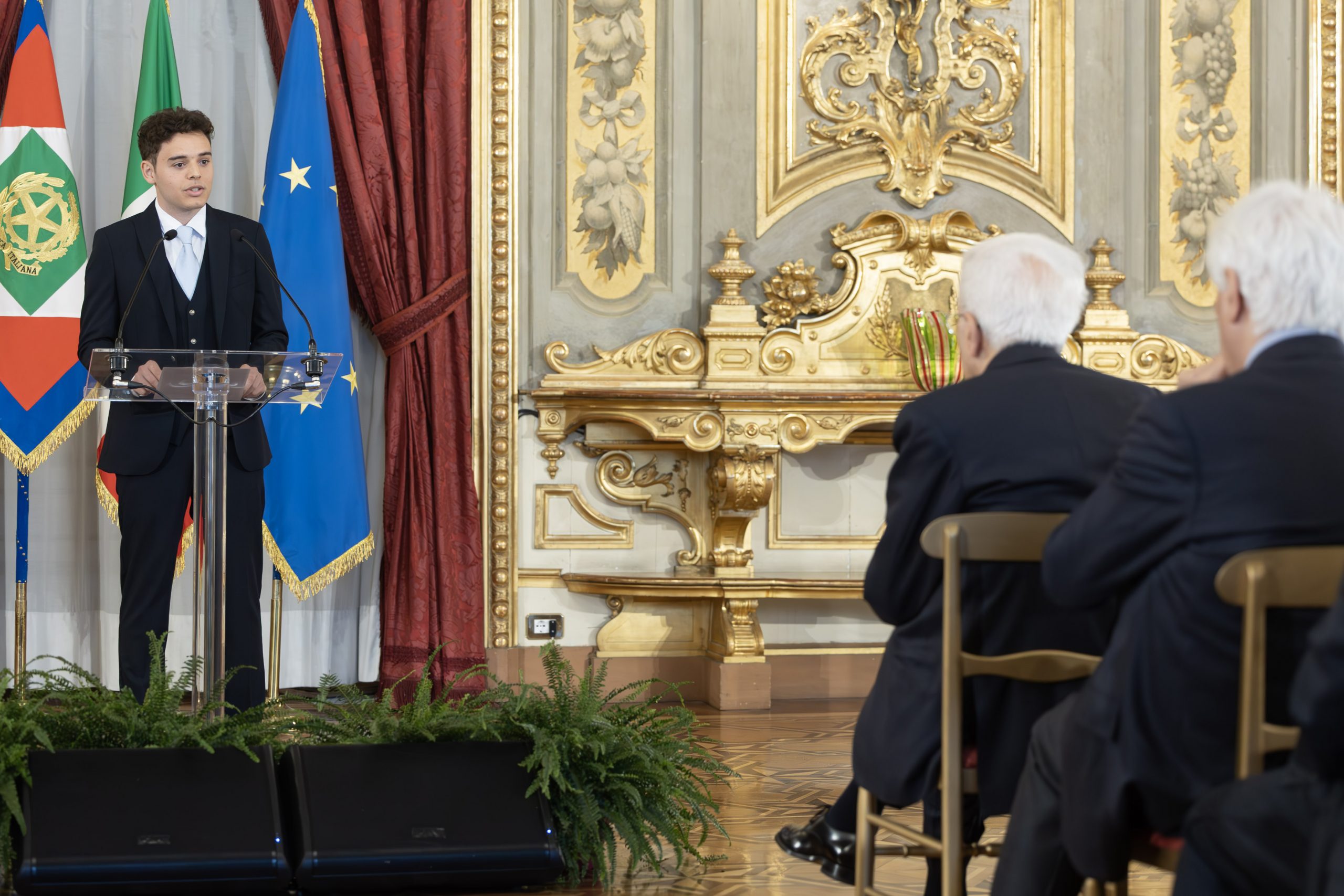 Il discorso di Antonio Ranalli al Presidente Sergio Mattarella